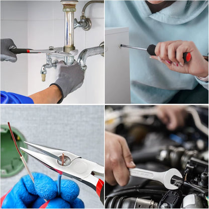 799Pcs Tool Set Home Repair Tool Kit with Trolley Case Mechanic Wrenches Socket Hand Tools for Daily Use Househould Work Repair