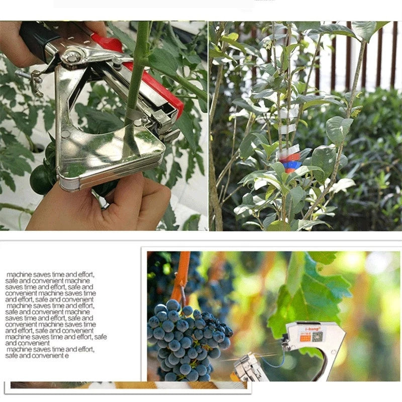 Plant Tying Tapetool New Branch Machine Vegetables Fruit Flower Handle Tapetool Stem Strapping Tape Garden Tool Tapes