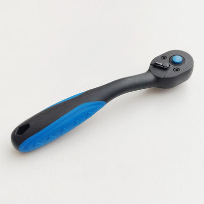  1pcs Ratchet Ratchet Handle with Teardrop Head,Reversible Design, Quick-Release Ratchet with Comfort Grip