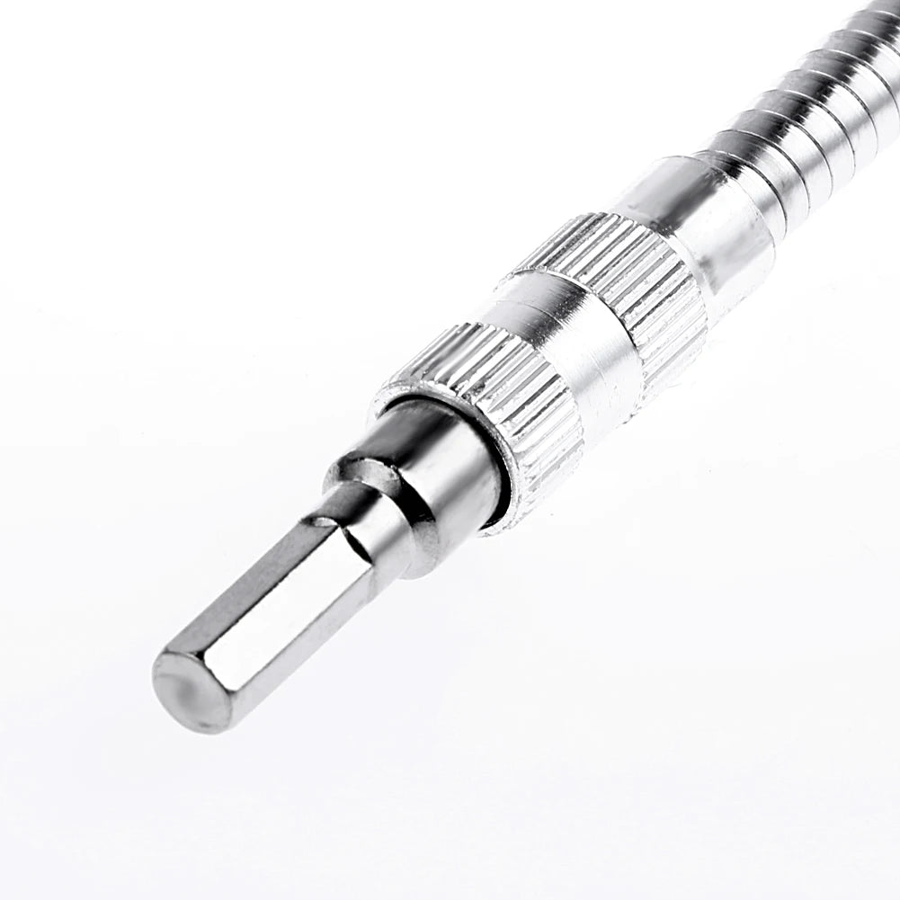 Universal Metal Flexible Shaft Extension Hose Drill Electric Screwdriver Head