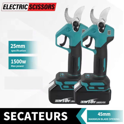 Electric Garden Scissors Professional for Yard Trimming and Gardening