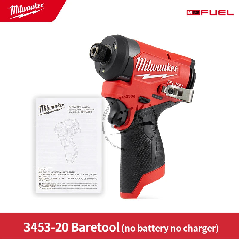 Milwaukee FUEL 12V Hex Cordless Impact Driver 