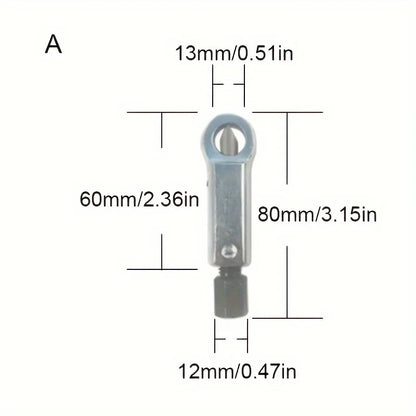 Metal Nut Splitter Tool Heavy Duty, Rusty Nut Separator for Removing Broken and Damaged Nuts Manual Pressure Tools