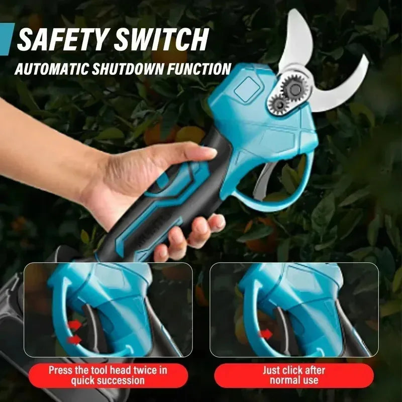 Electric Garden Scissors Professional for Yard Trimming and Gardening