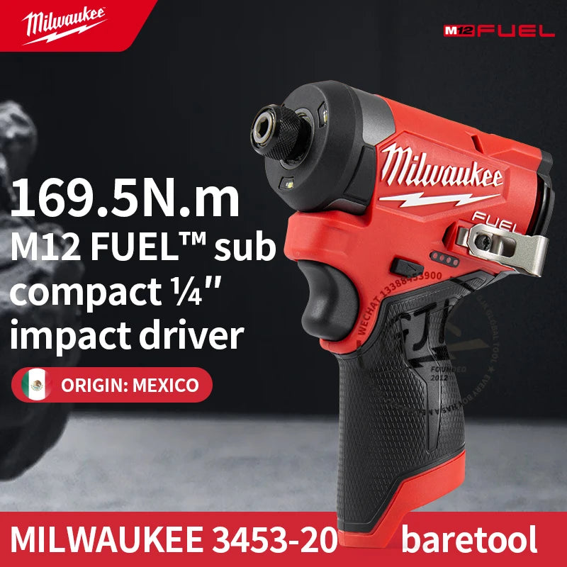 Milwaukee FUEL 12V Hex Cordless Impact Driver 