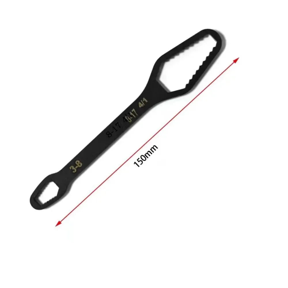 Universal Adjustable Torx Wrench 3-17mm Double-Headed Self-Tightening Tool for Industrial Applications