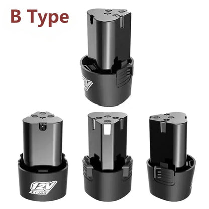  Universal 12V High Capacity Rechargeable Lithium-Ion Battery for Electric