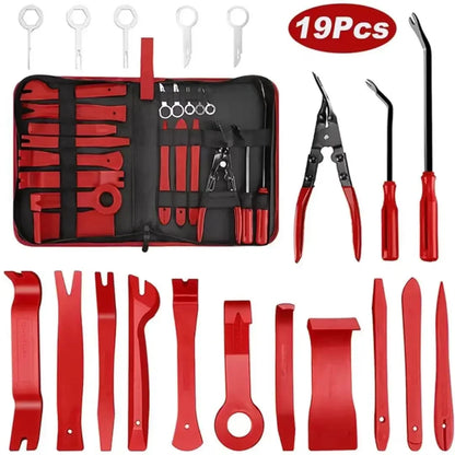 Car Hand Tool Set Car Disassembly Tools Kit Stereo for Dashboard Removal and Interior Plastic Trim Panel