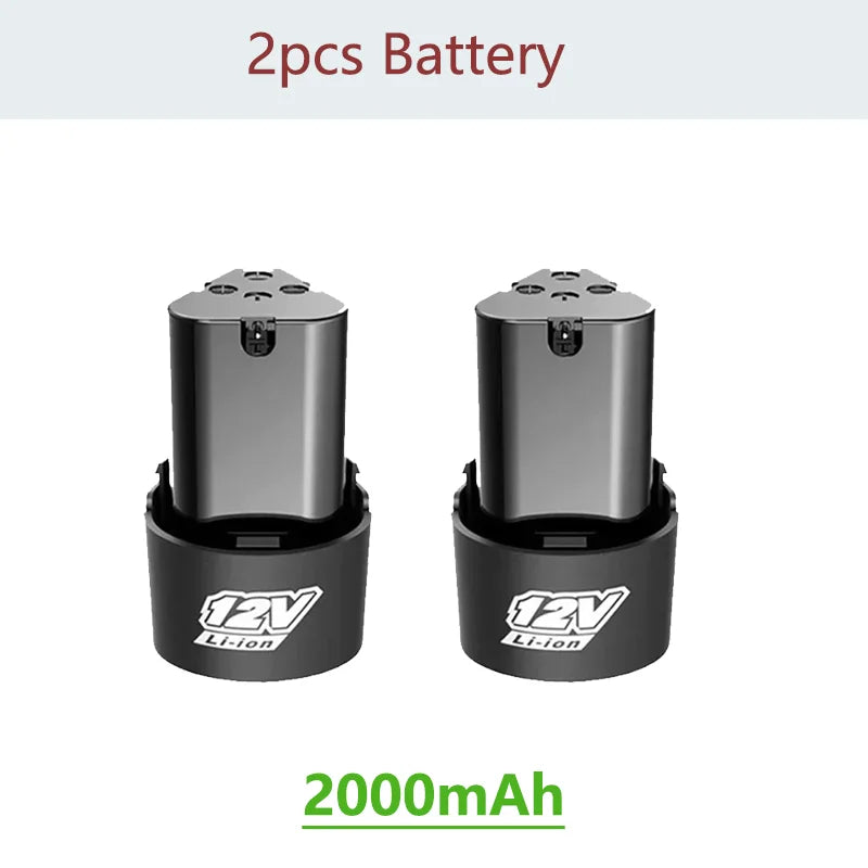  Universal 12V High Capacity Rechargeable Lithium-Ion Battery for Electric