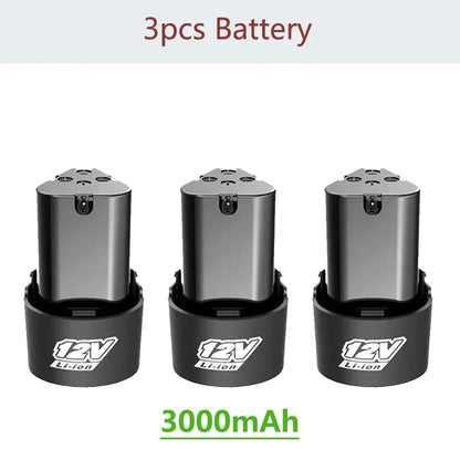  Universal 12V High Capacity Rechargeable Lithium-Ion Battery for Electric