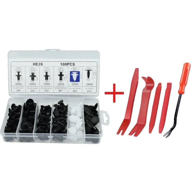 Car Hand Tool Set Car Disassembly Tools Kit Stereo for Dashboard Removal and Interior Plastic Trim Panel