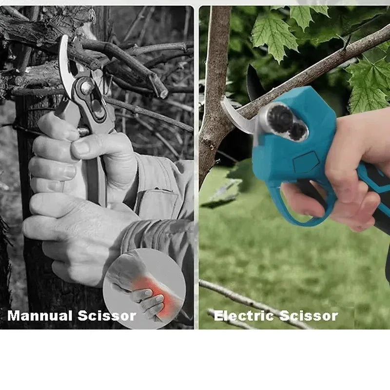 Electric Garden Scissors Professional for Yard Trimming and Gardening