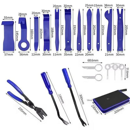 Car Hand Tool Set Car Disassembly Tools Kit Stereo for Dashboard Removal and Interior Plastic Trim Panel