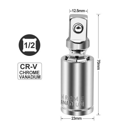 Universal Joint Set Ratchet Angle Extension Bar Socket Adapter Manual and Pneumatic Bendable Adapter Socket Tools