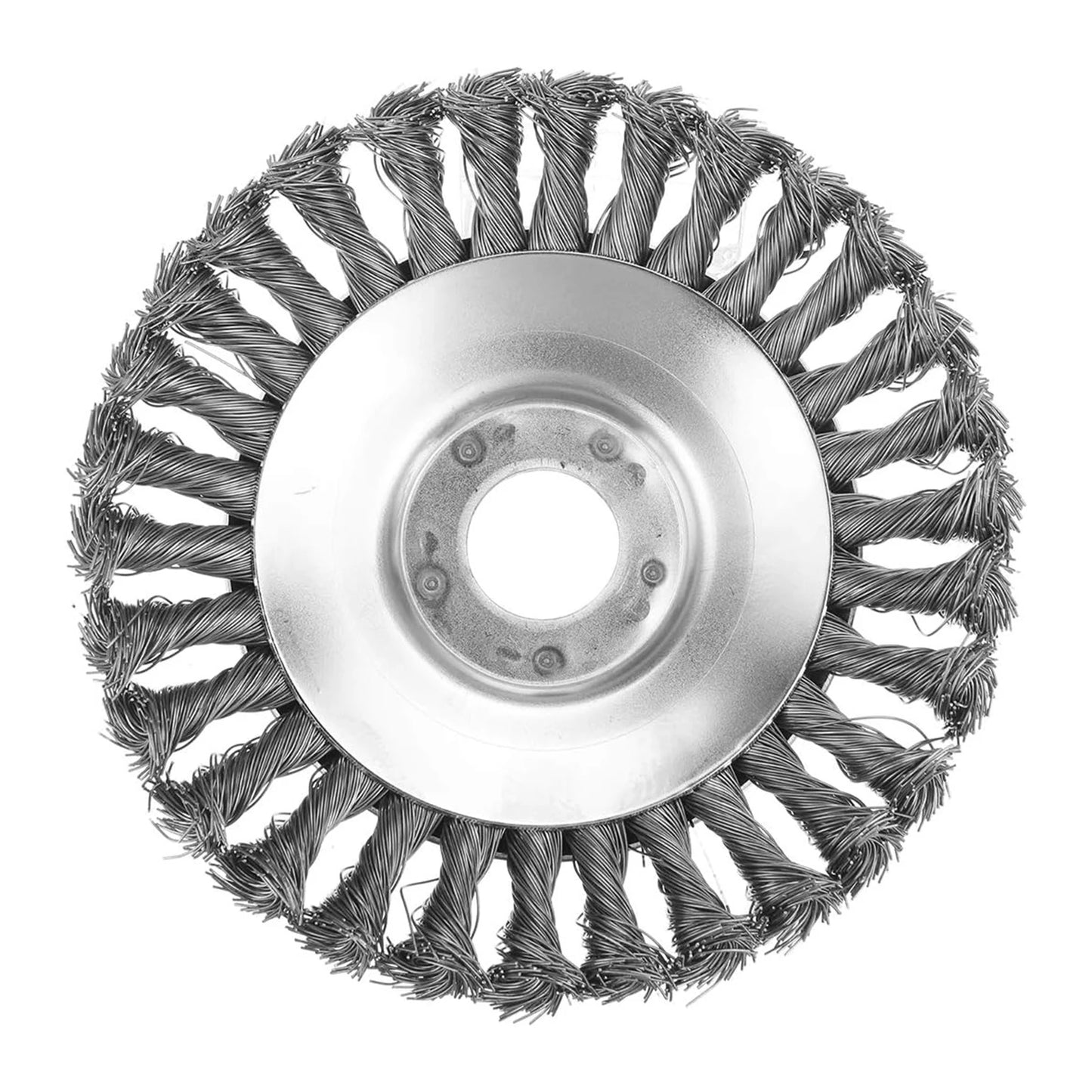6/8 Inch Steel Wire Rotary Brush Cutter Trimmer Head Sets Weeds Blade Cutter Compatible with String Trimmers, Moss Grass Rust Re