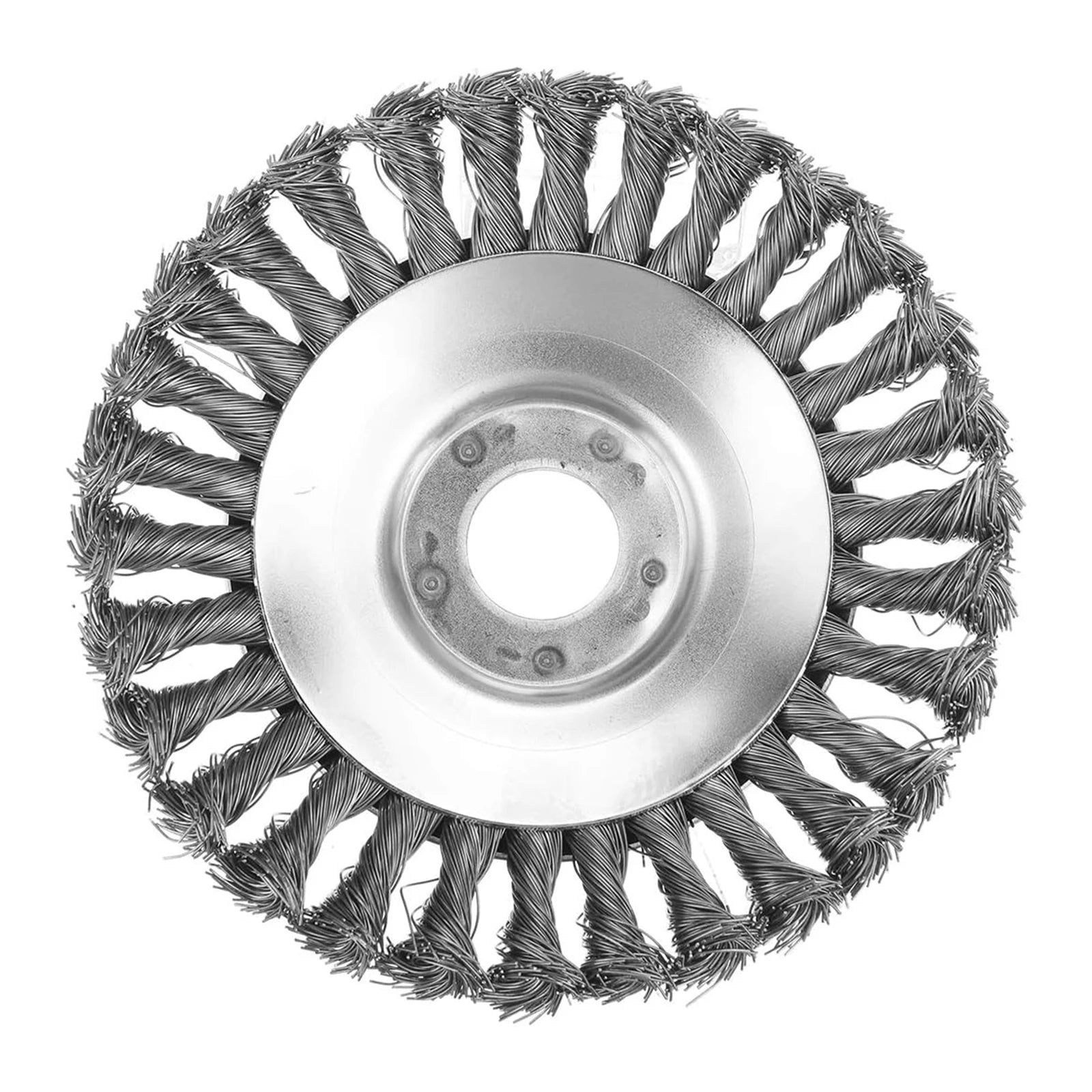 6/8 Inch Steel Wire Rotary Brush Cutter Trimmer Head Sets Weeds Blade Cutter Compatible with String Trimmers, Moss Grass Rust Re