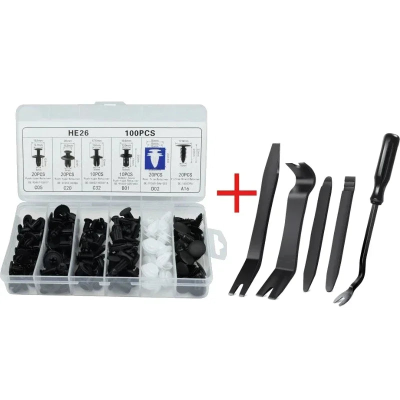 Car Hand Tool Set Car Disassembly Tools Kit Stereo for Dashboard Removal and Interior Plastic Trim Panel