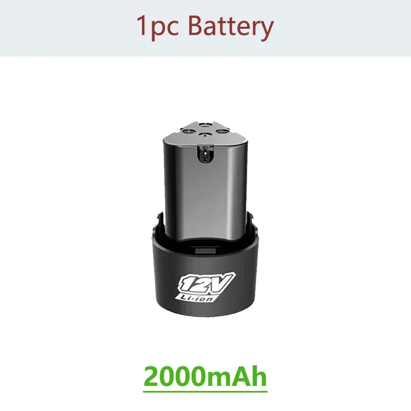  Universal 12V High Capacity Rechargeable Lithium-Ion Battery for Electric