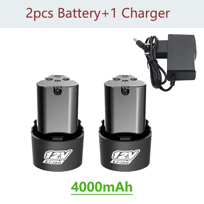  Universal 12V High Capacity Rechargeable Lithium-Ion Battery for Electric